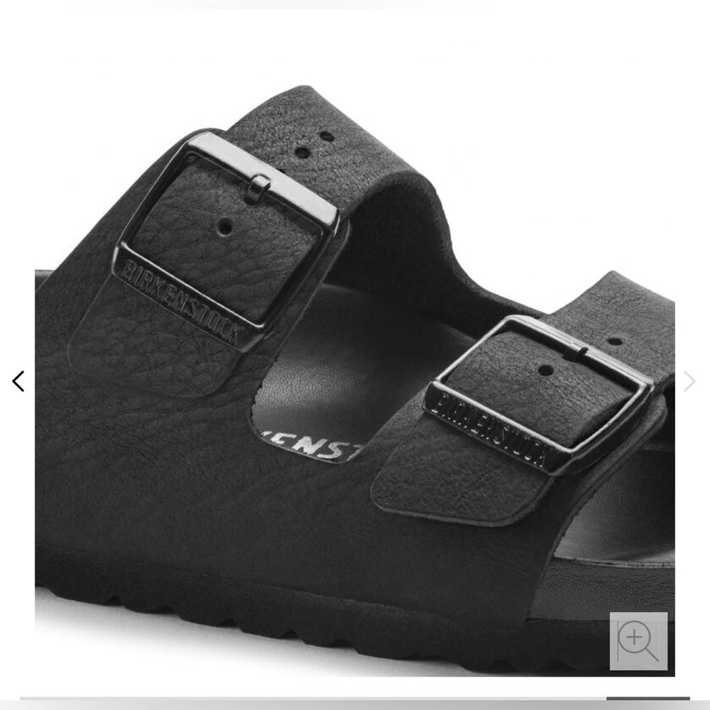 **SOLD**   Birkenstock Arizona Exquisite Leather Black Ladies 8 Men 6 Euro 39 - Picture 14 of 15